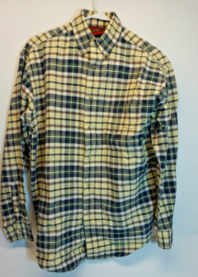 Wrangler 20X Performance Vented Plaid Cotton Blend Shirt XL