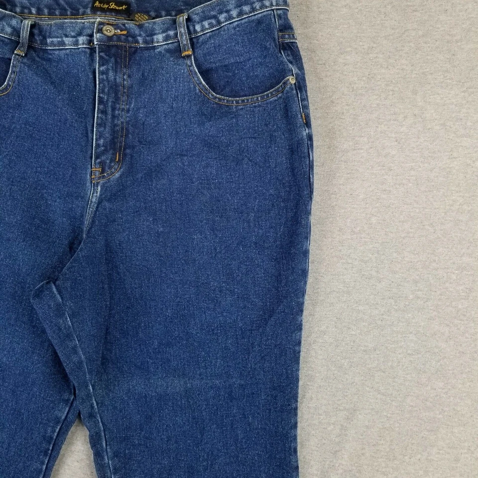 Pantalones de mezclilla clásicos sexy vintage Ashley Stewart talla 20 tiro alto corte bootcut 100 % algodón Foto 4 de 4