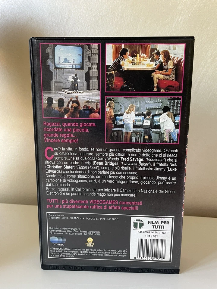 Il Piccolo Grande Mago Dei Videogames VHS ORIGINALE in ITALIANO *INTROVABILE* - Immagine 2 di 4