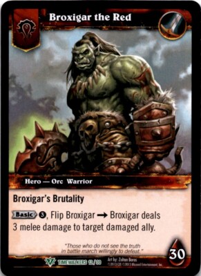 Broxigar the Red Alternate Art #3 World of Warcraft TCG WOW