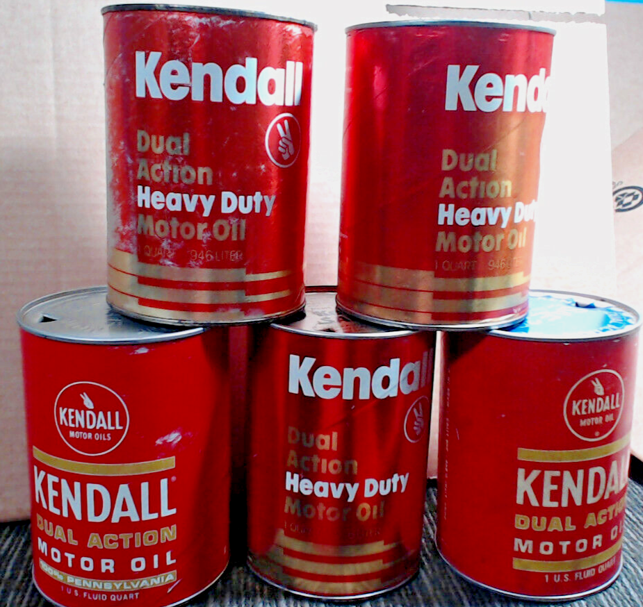 80s Kendall ケンドルオイル缶ビンテージ