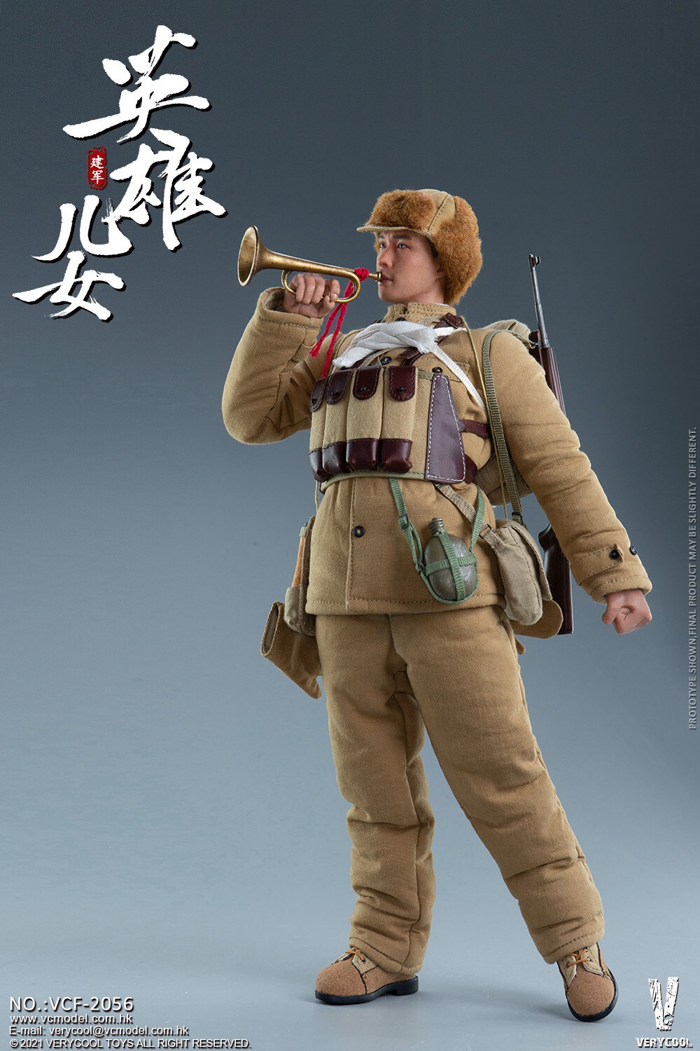 Stock VERYCOOL VCF-2056 1/6 Chinese People's Volunteer Army Soldier Jian Jun