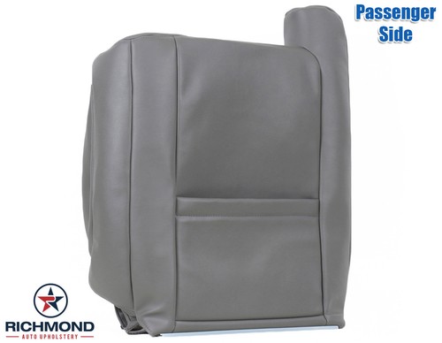 00-02 Chevy Tahoe LS con cuero - LATERAL DEL PASAJERO Cubierta de asiento de cuero GRIS - Imagen 5 de 9