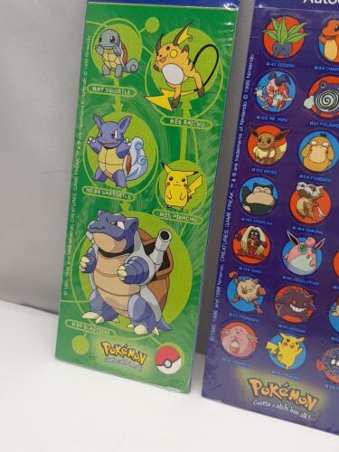 Pokemon Stickers 4 Packs Sticker Set Lot E Jigglypuff Blastoise Raichu Squirtle - Picture 5 of 8