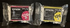 Genuine Epson 126 Yellow Magenta Ink Cartridge DuraBrite Ultra Replacement OEM