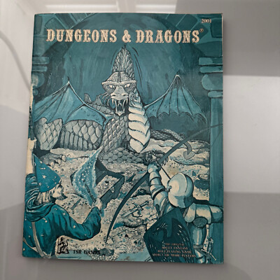 Dungeons & Dragons TSR MAI 1978 Lizard Logo Basic Set Regelbuch