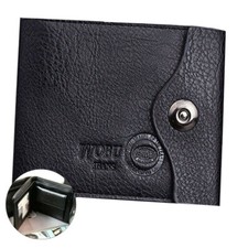 Men's Leather Bifold ID Card Holder Purse Small Wallet Billfold Handbag Clutch