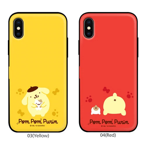 Funda protectora de puerta con tarjeta Pompompurin para iPhone X XS XS Max XR 7/8/SE2/SE3 7/8 Plus Foto 3 de 4