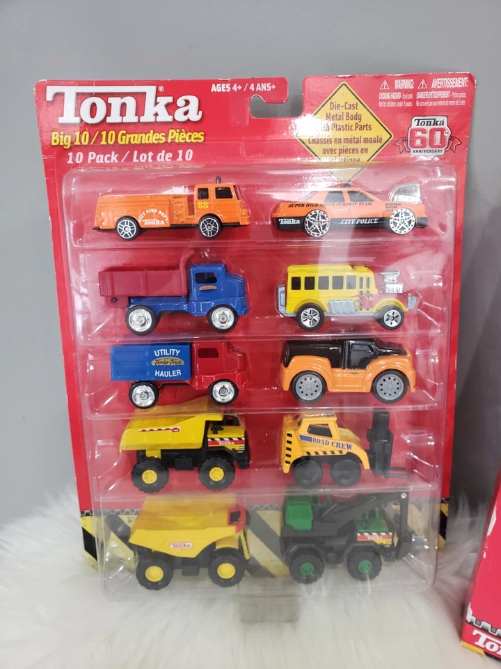 LOT police Construction and Emergency Set Diecast Tonka 60th Anniversary - Image 2 of 4