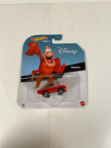 Disney Hot Wheels Character Cars Sebastian From Little Mermaid - Picture 1 of 6