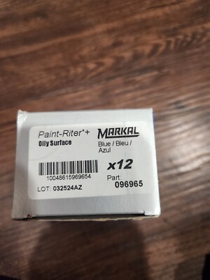 MARKAL 096965 PAINT-RITER+, OILY SURFACE, BLUE, Box of 12