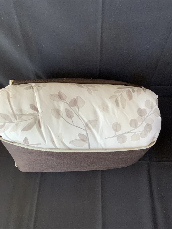 Juego de 4 piezas de colección de ropa de cama doble Sweet Jojo Designs floral (blanco, bronceado, salvia) Foto 2 de 3