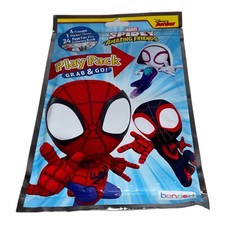 MARVEL SPIDEY AMAZING FRIENDS Play Pack Grab  Go Color Book Stickers Crayons