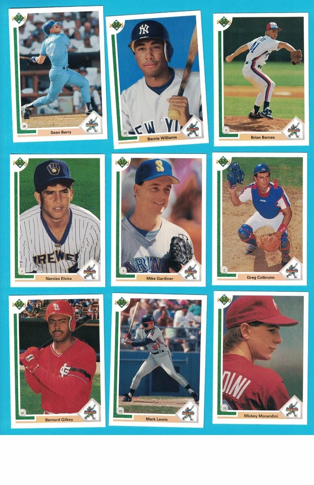 1991 Upper Deck Baseball  (1-207) - U PICK - Premium Cards - Pristine condition - Image 2 of 4