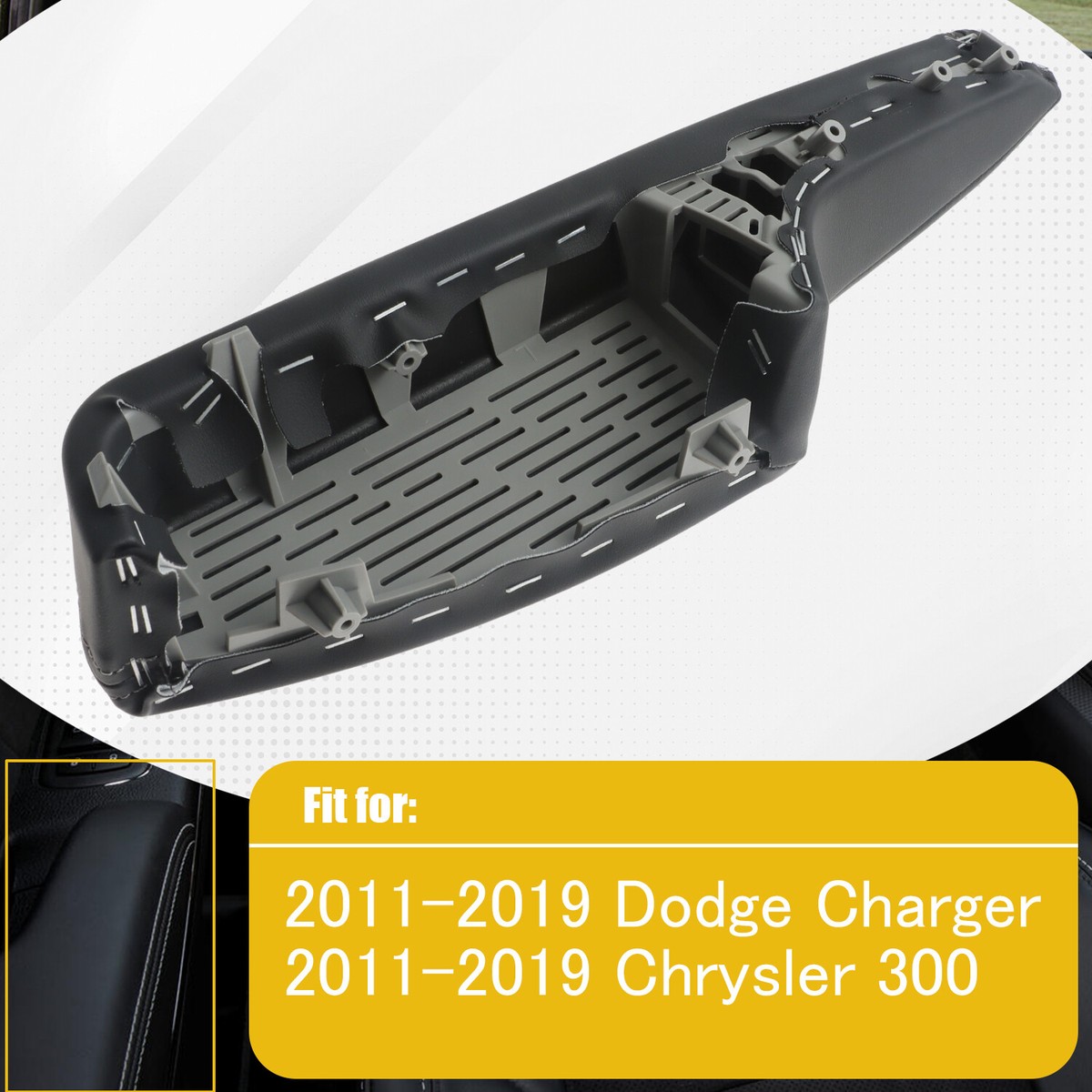 Front Passenger Side Door Arm Rest – For Dodge Charger/Chrysler 300 (2011-2023) Black