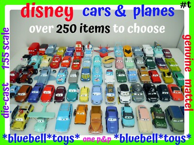Disney Cars Flugzeuge Die Cast Cars Maßstab 1:55 Mattel über 250 Autos zur Auswahl _T