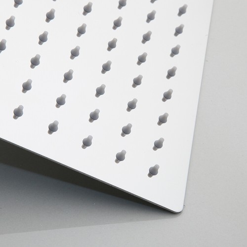Kit de grifo mezclador de ducha de lluvia cromado y pulverizador manual de 12" montado en pared de baño - Imagen 11 de 11