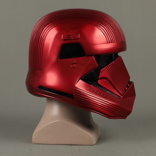 Star Wars 9 The Rise of Skywalker Sith Trooper Red Helmet Cosplay Halloween Prop - Picture 6 of 12