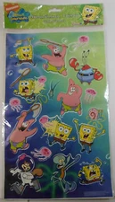 VIACOM INTERNATIONAL 2008 SPONGEBOB SQUAREPANTS WALL STICKERS SET UNUSED MISP
