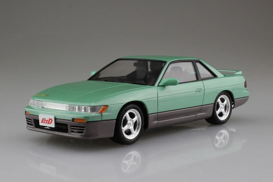 Initial D NISSAN SILVIA S13 Iketani Koichiro Aoshima 11 1/24 Model Kit New Nuovo - Immagine 2 di 3