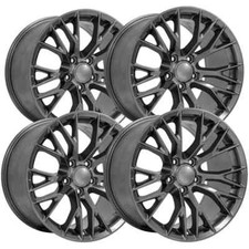 Set Of 4 Oe Wheels Cv22 17x9.5 5x4.75 54mm Gunmetal Wheels Rims 17 Inch Set Of 4 Oe Wheels Cv22 17x9.5 5x4.75 54mm Gunmetal Wheels Rims 17 Inch