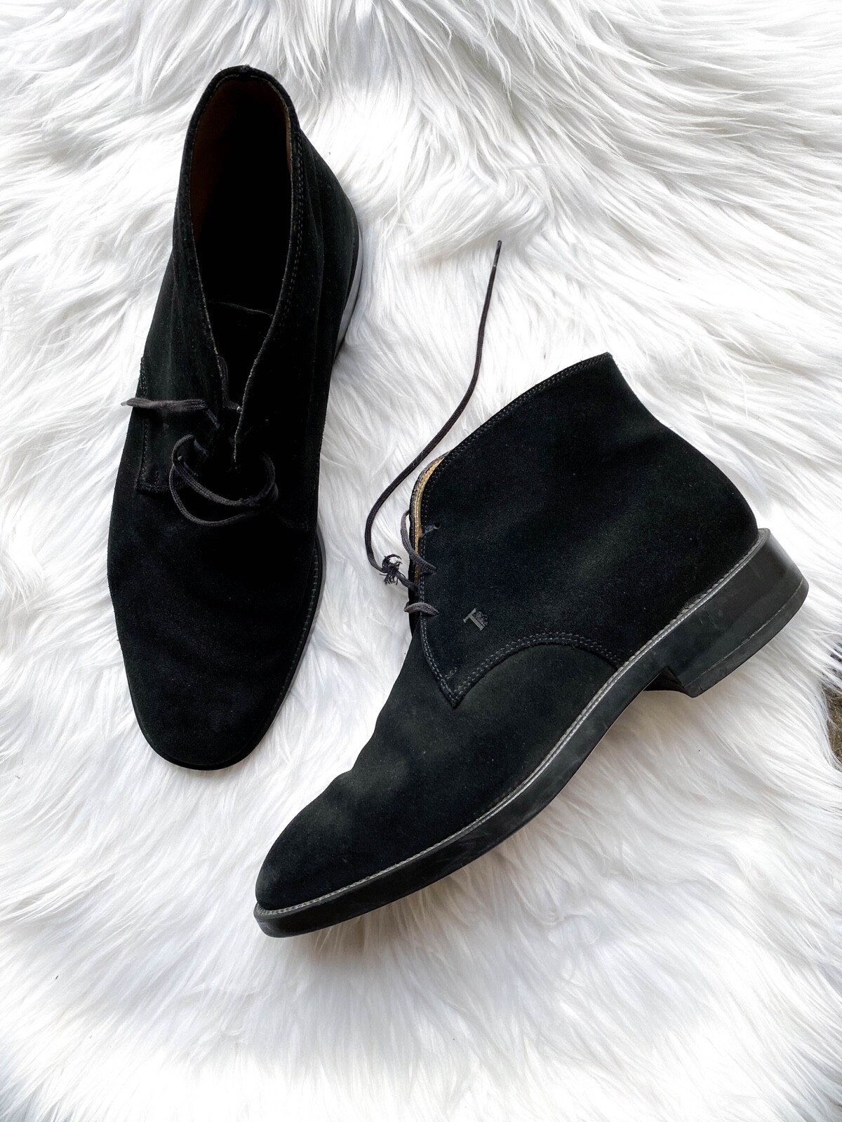 mens black leather chukka boots