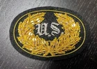 Civil War Union Officer "U.S." Embroidered SMALL Kepi / Hat Insignia - NEW