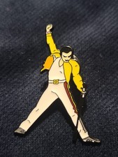 freddie mercury queen  enamel pin Rock Star Pose Rock You We Are The Champiions