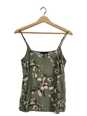 VERO MODA Trägertop Damen Top Gr. DE 38 khaki-pink-schwarz Casual-Look