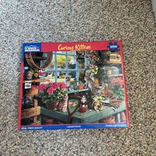 White Mountain Curious Kittens 1000 Piece Jigsaw Sealed Puzzle Made in USA