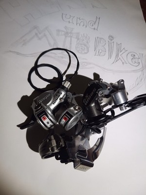 Schaltung-Satz, SRAM X9, X7, +Shimano, 9 Fach