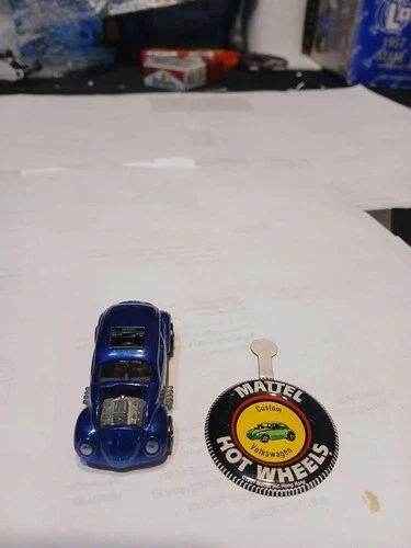 Vintage 1967 Hot Wheels Redline US Custom Volkswagon Capital letters