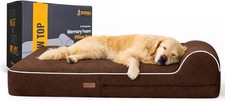 KOPEKS Orthopedic Memory Foam Dog Bed 7" Inch Thick Extra Large Dog Bed