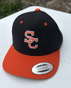 Yupoong Oregon State Beavers SC Snapback Cap Hat Black Orange