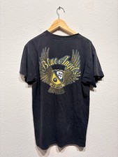 Camiseta Blue Angels Vintage Point Mugu Azul Marino Jets Mediana