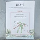 LOVETÉ Matcha Hair Bow Tying Set Green Fabric Floral Handcrafted Bow — photo 2