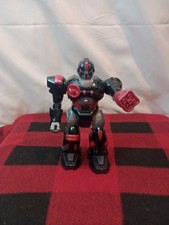 Hap-p-kid M.A.R.S Motorized Attack Robo Squad Robot Toy Tested Works Lights Walk