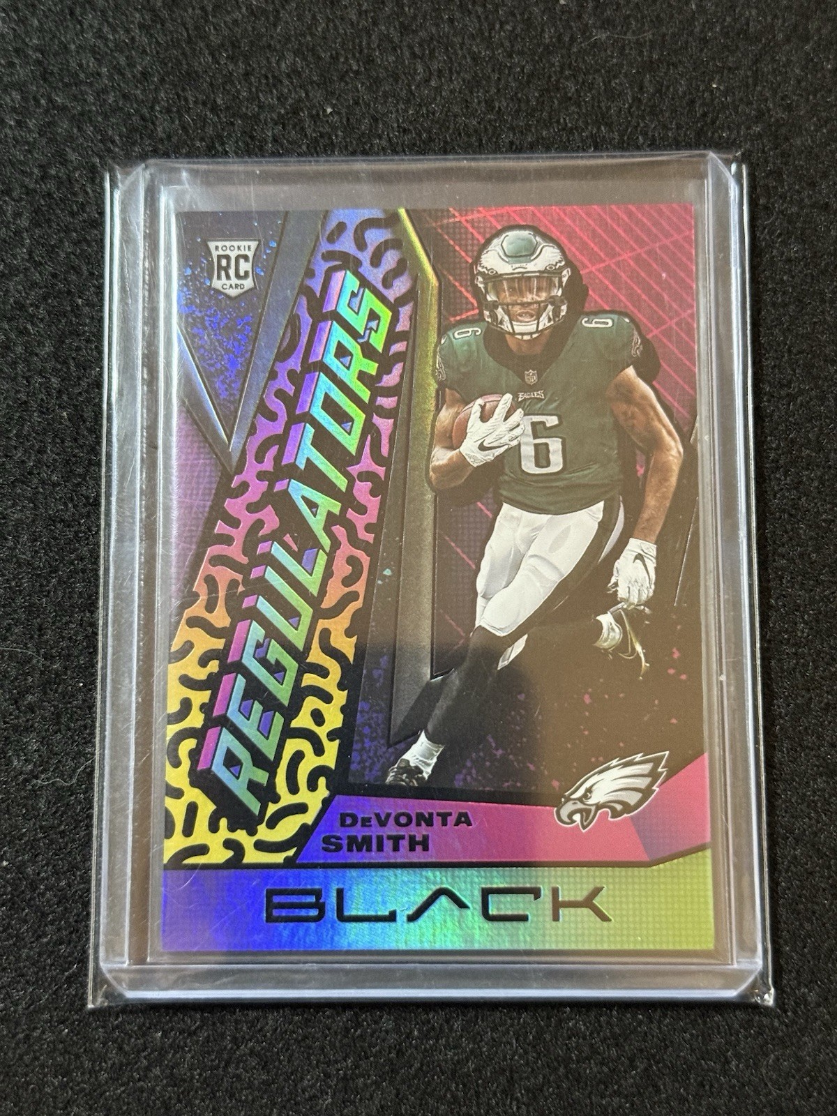 Devonta Smith 🔥 2021 Panini Black REGULATORS Case HIT SSP RC Eagles SB Champs!