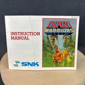 Nintendo NES - Ikari Warriors - Game, Manual, & Case - Tested