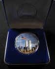 2001 Silver Eagle Dollar September 11, 2001 Coin God Bless America Twin Towers