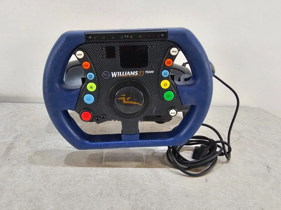 Williams F1 Racing Steering Wheel Controller PS2 Joytech - Image 4 of 4