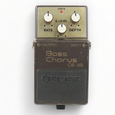 BOSS CE-2B Bass Chorus Effects Pedal Made in Taiwan ACA Adapter Tested Used