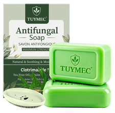Tuymec Antifungal Bar Soap - Skin Fungus Treatment for Athlete’s Foot, Jock Itch
