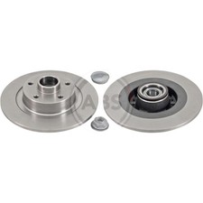 A.B.S. 2x Bremsscheibe hinten Ø290 mm Voll für Renault Espace V JR_ 1.6 dCi 160