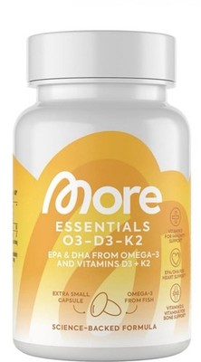 more O3-D3-K2 Omega-3 Kapseln mit EPA/DHA, Vitamin D3 & K2 ohne Konserv.