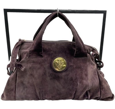 Authentic GUCCI Hysteria Purple Suede Handbag W/Bag