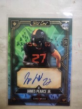 2024 Wild Card Football James Pearce Jr Rookie Auto /2 # 5CDCLA-JP