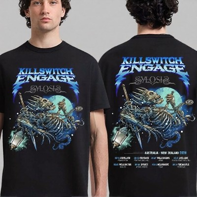 Killswitch Engage With Sylosis Australia And New Zealand 2026 Tour Dates T-Shirt