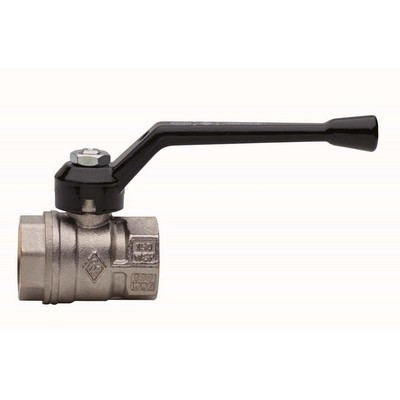 VALVOLA A SFERA A PASSAGGIO TOTALE FILETTATURA FF 2" DN 50 PN 40 leva acciaio