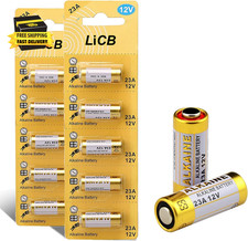 A23 12V Alkaline 23A Batteries 10-Pack